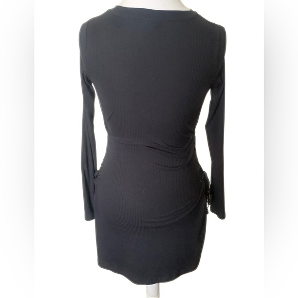 Rue 21 black ribbed knit dress - Picture 4 of 7